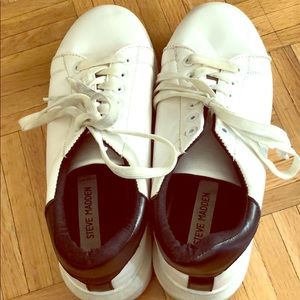 Steve Madden white sneakers